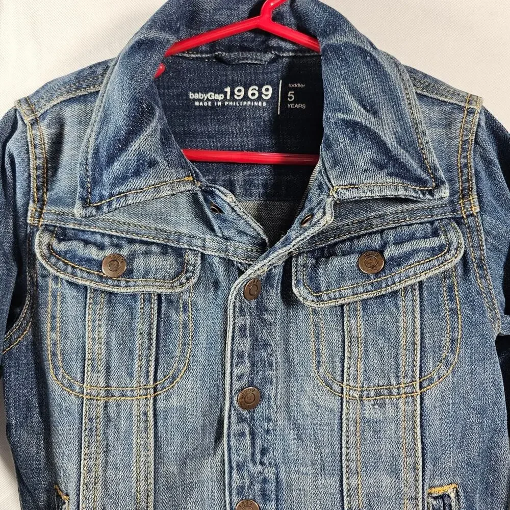 Baby Gap Blue Denim Jacket Toddler 5 Years